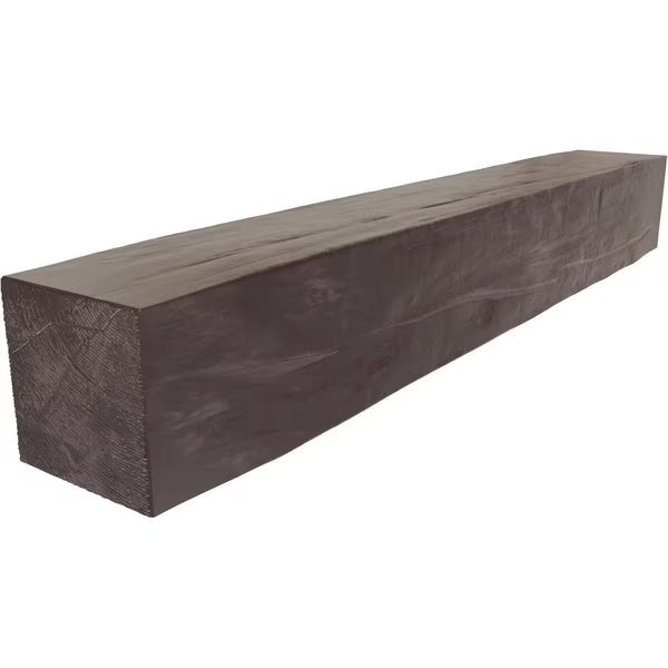 Riverwood Faux Wood Fireplace Mantel, Aged Rosewood, 8